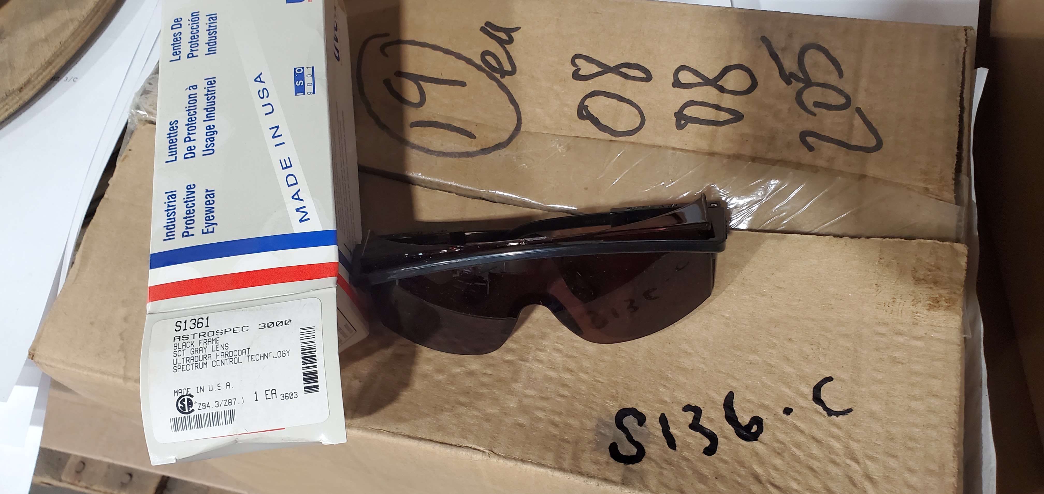 SAFTEY GLASSES GREY LENS